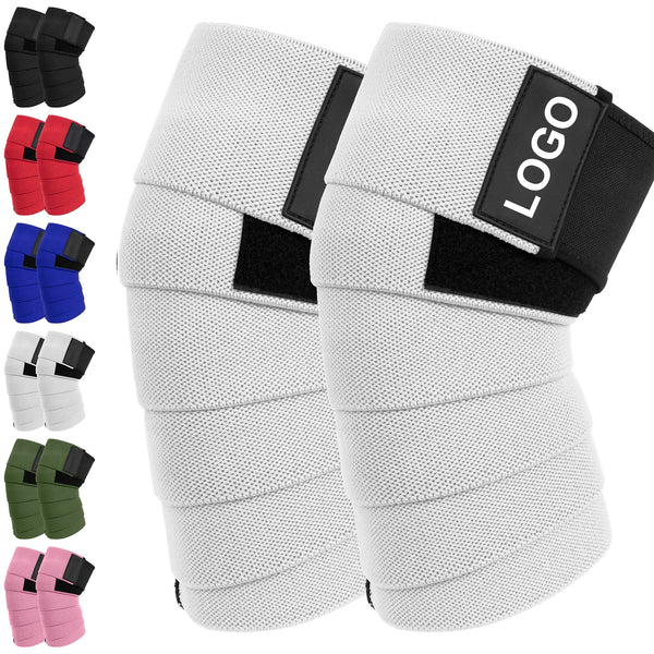 Knee Wraps for Weightlifting – Support Straps for Squats, Powerlifting & CrossFit
