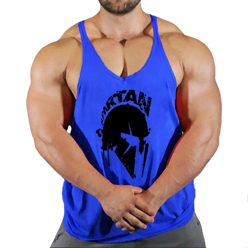 Men's Bodybuilding Cotton Gym Tank Top