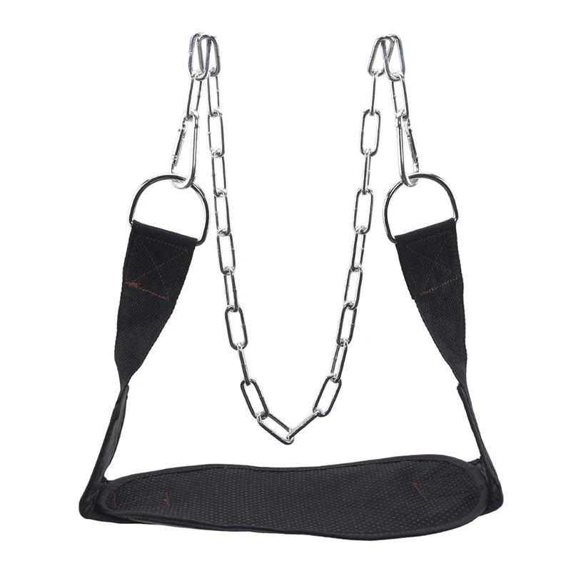 Neoprene Dipping Belt – Weightlifting Belt with Chain for Pull-Ups & Strength Training
