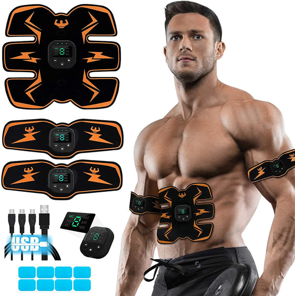 Smart EMS Wireless Muscle Stimulator – Abdominal & Body Slimming Trainer