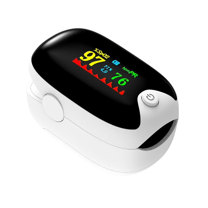 Finger Pulse Oximeter – Oxygen Saturation & Heart Rate Monitor for All Ages