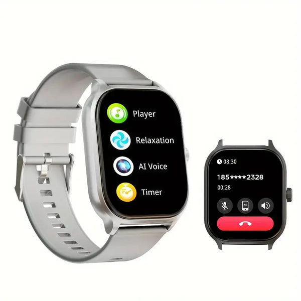 Smart Bluetooth Fitness Watch – Wireless Talk & Multi-Sport Tracker