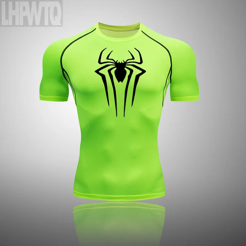 Compression Shirt Men – Quick-Dry Gym & Running Rashguard Tee