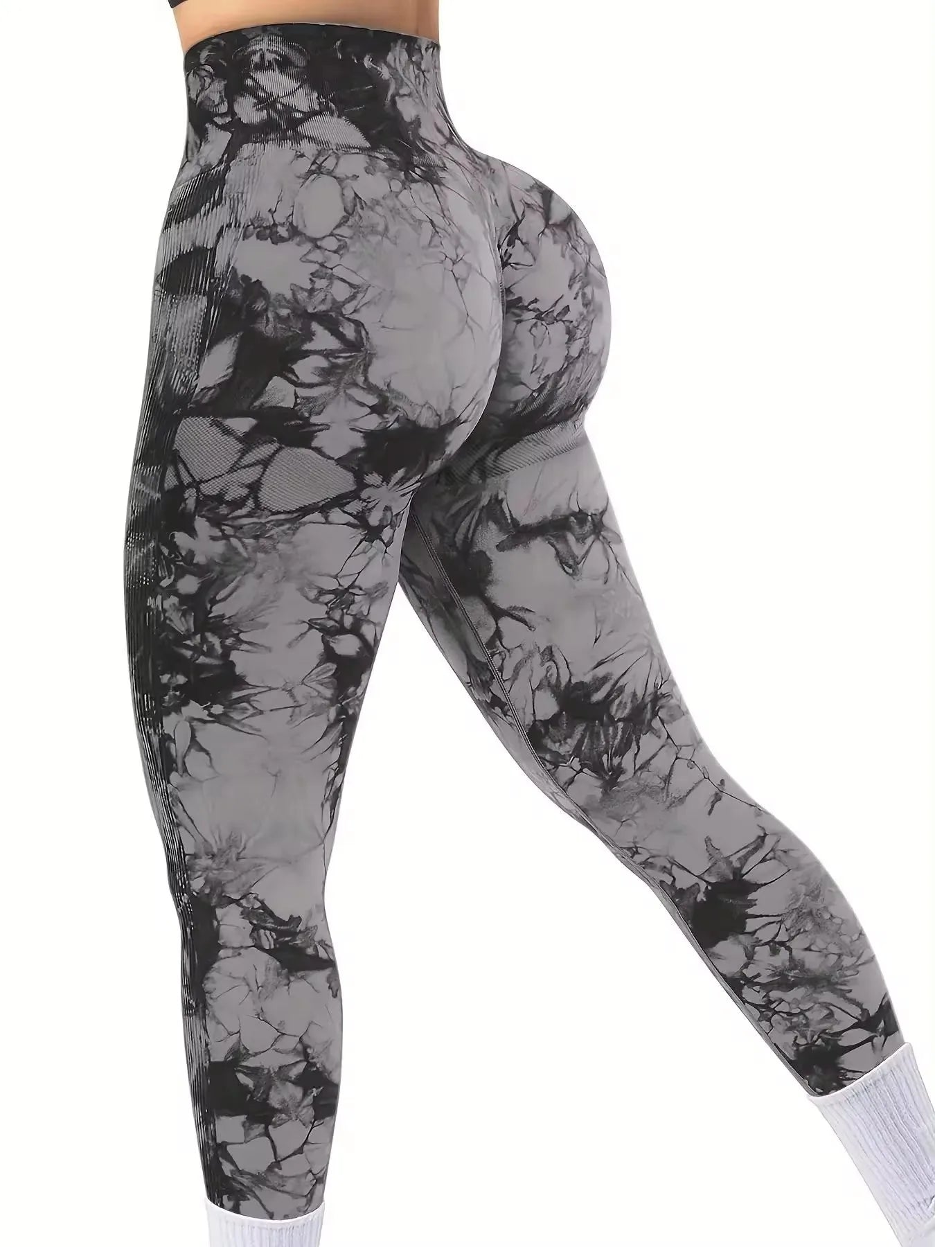 Seamless Push-Up Yoga Leggings – High Waist Workout Tights for Women