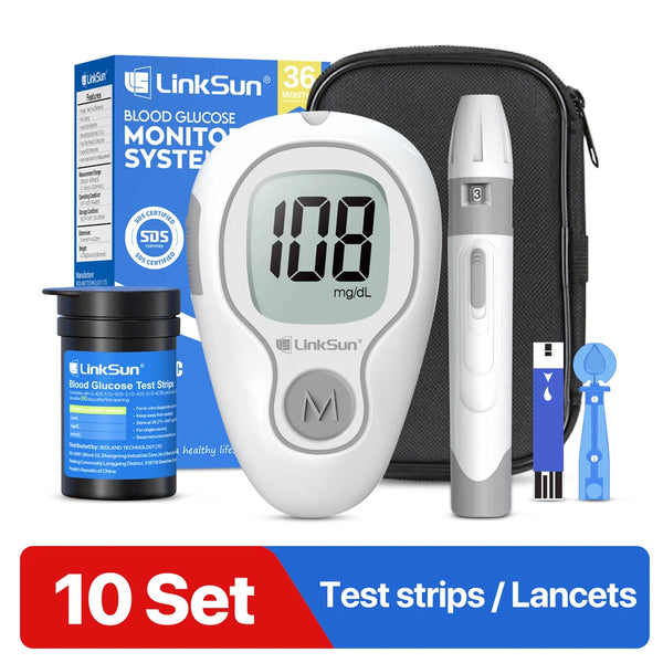 LinkSun G-425-3 Blood Glucose Monitor Kit – Complete Home Testing Solution