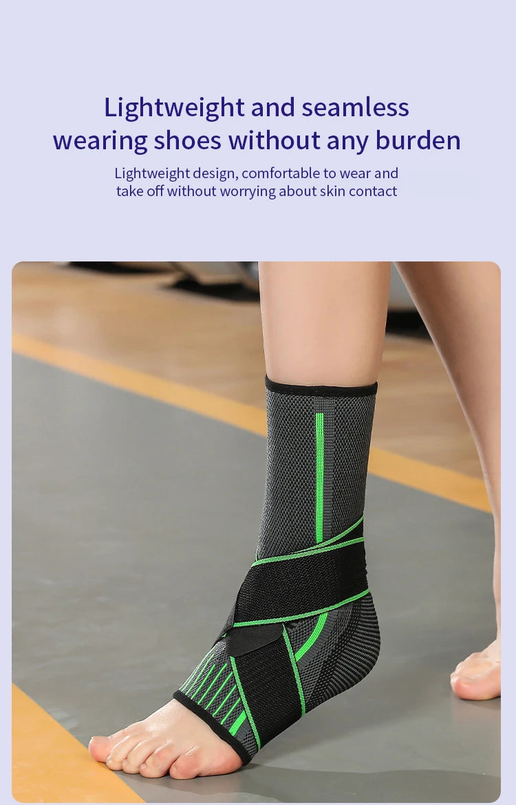 Pressurized Ankle Support Brace – 1PC Elastic Strap