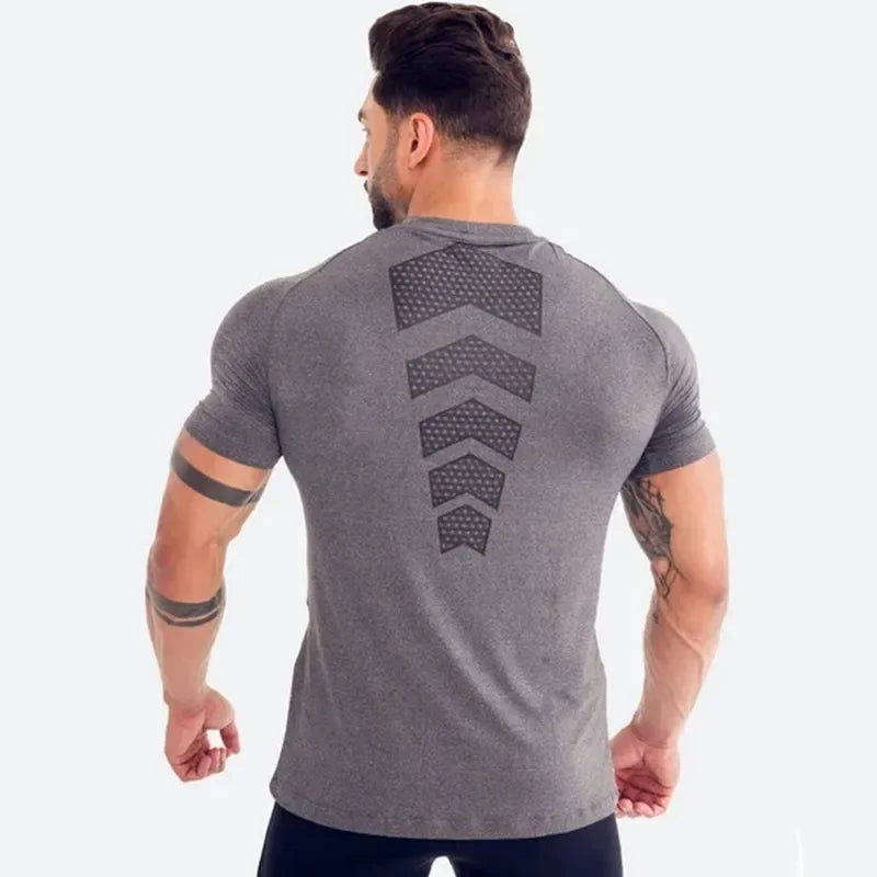 Men's Compression Running T-Shirt – Quick Dry Sports Top