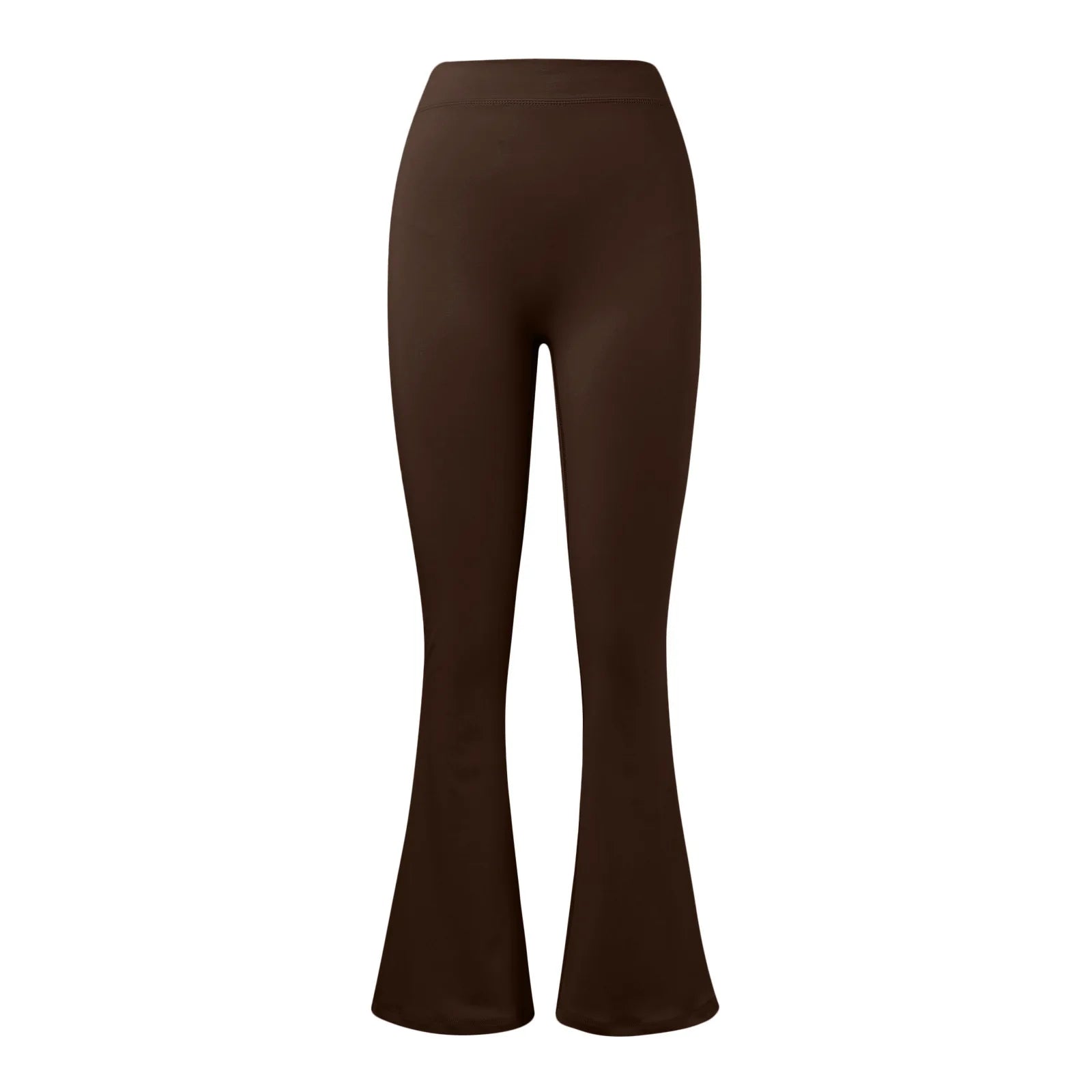 V-Back Micro Flare Gym Leggings – High-Waisted Push-Up Sports Pants