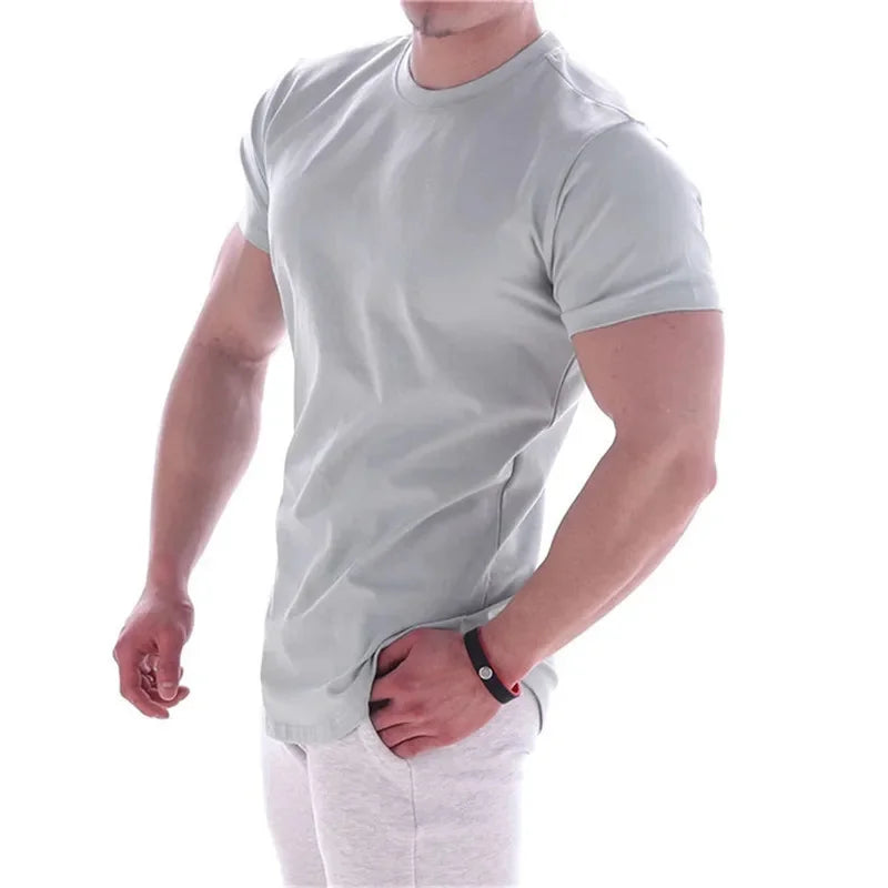 Men’s Quick-Dry Summer Gym T-Shirt – Short Sleeve Sportswear
