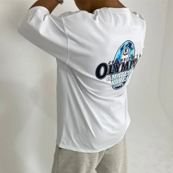 Men's Loose Fit Cotton Gym T-Shirt